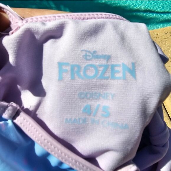 Disney's Frozen one-piece cutout tie back swimsuit - Picture 11 of 16